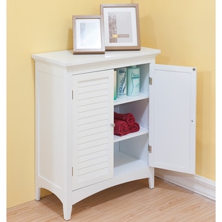 Bayfield White Double-door Floor Cabinet by Essential Home Furnishings