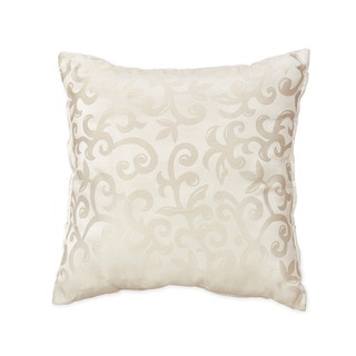 Sweet Jojo Designs Champagne and Ivory Victoria Decorative Accent Throw Pillow