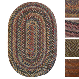 Forester Multicolored Wool Oval Area Rug (8' x 10')