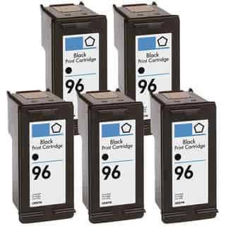 HP 96 (C8767WN) Black High-Yield Compatible Ink Cartridge (Pack of 5)