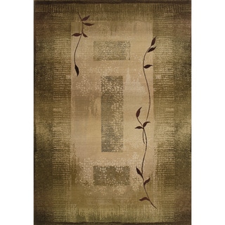 Generations Green/ Beige Rug (2'3 x 4'5)