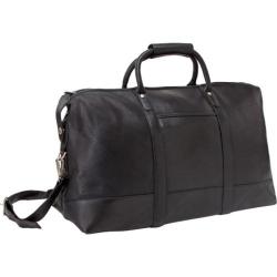 LeDonne C-150 Black 27-inch Leather Travel Duffel Bag