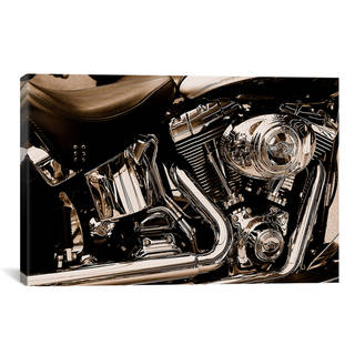 iCanvas Harley Motorcycle' Canvas Print Wall Art