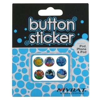 INSTEN Button Stickers for Apple iPhone 5/ 5S/ SE, iPod touch, iPad 4/ Mini