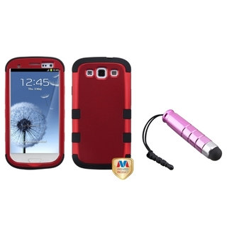 INSTEN Mini Stylus/ TUFF Hybrid Phone Case Cover for Samsung Galaxy S III/ S3