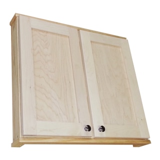 Shaker Series 30-inch Double Door On the Wall 3.5-inch Deep Cabinet