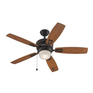 Transitional 48-inch Aged Bronze Ceiling Fan