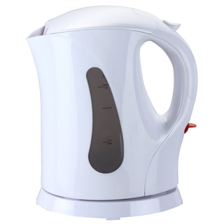 Brentwood KT-1610 White 1.0 Liter Cordless Electric Tea Kettle