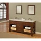 Direct Vanity Sink 70-inch Espresso Xtraordinary Spa Double Vanity Sink Cabinet - Thumbnail 0