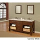 Direct Vanity Sink 70-inch Espresso Xtraordinary Spa Double Vanity Sink Cabinet - Thumbnail 1