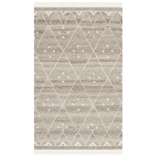 Safavieh Hand-woven Natural Kilim Natural/ Ivory Wool Rug (3' x 5')