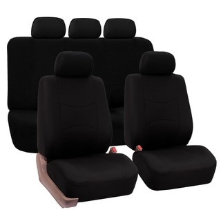 FH Group Black Full Set Airbag Compatible Car Seat Covers