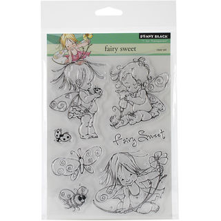 Penny Black Clear Stamps 5X6.5in Sheet-Fairy Sweet