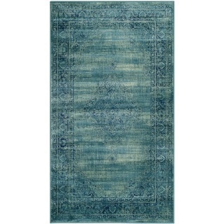 Safavieh Vintage Turquoise Viscose Rug (3' 3 x 5' 7)