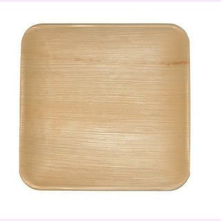 Leaf & Fiber's Compostable Palm Leaf Plates - Square (Pack of 100)
