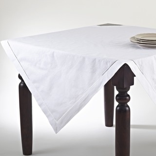 Hemstitched Table Topper