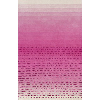 nuLOOM Handmade Ombre Pink Wool Rug (3' x 5')