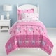 Dream Factory Butterfly Dots Pink 7-piece Bed in a Bag with Sheet Set - Thumbnail 2