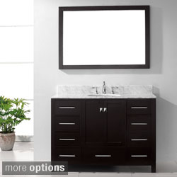 Virtu USA Caroline Avenue 48-inch Single Sink Bathroom Vanity Set