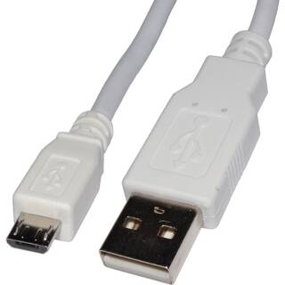 4XEM 3FT Micro USB To USB Data/Charge Cable For Samsung/Kindle/HTC (W