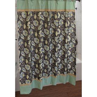 Sherry Kline Jacquelyn Shower Curtain with Hook Set