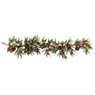 54-inch Holly Berry Garland