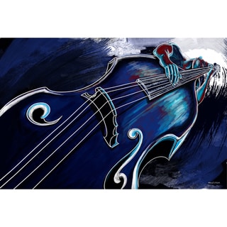 Maxwell Dickson 'Bass Player' Canvas Wall Art