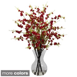 Cherry Blossoms and Vase Floral Arrangement