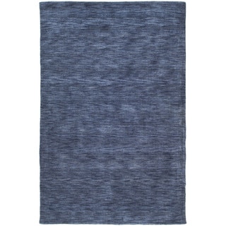 Gabbeh Hand-tufted Blue Rug (8' x 11')