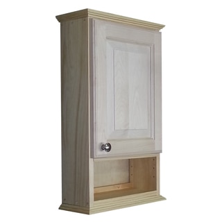 24-inch 6-inch open shelf 7.25 inch deep Ashley Series On the Wall Cabinet