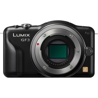 Panasonic Lumix DMC-GF3 12.1MP Black Digital Camera Body Only