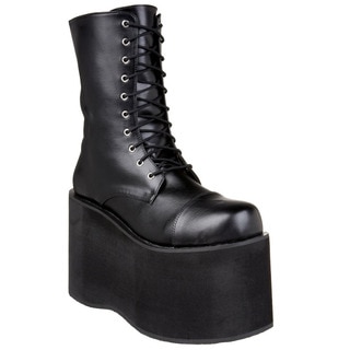 Funtasma Men's 'Monster-10' Black Platform Ankle Boots