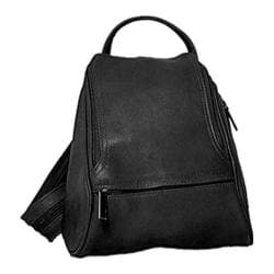David King Leather 363 Convertible Backpack Sling Black