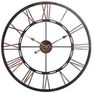 'Declan' Aged Copper and Black Wall Clock