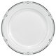 Lorren Home Trends Silver/ Black Accent 57-piece Porcelain Dinnerware Set - Thumbnail 1