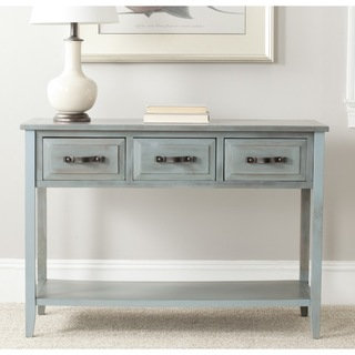 Safavieh Aiden Console Distressed Pale Blue/ White Table