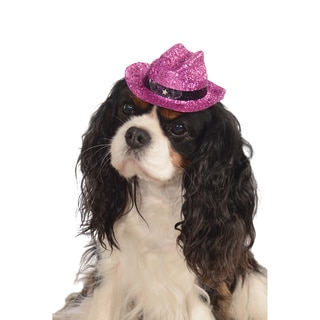 Rubies Pink Sparkley Cowboy Hat Pet Costume