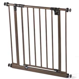 North States Deluxe Metal Bronze Easy Close Gate
