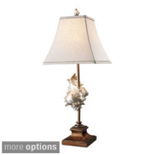 Delray 1-Light Conch Shell and Bronze Table Lamp