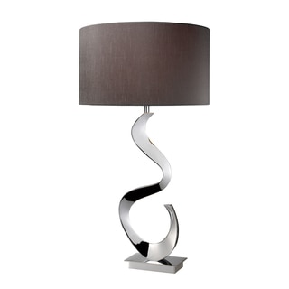Morgan 1-Light Chrome Table Lamp