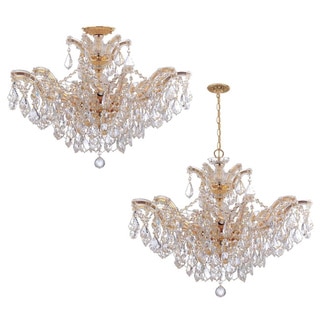 Crystorama Maria Theresa Collection 6-light Gold/ Crystal Chandelier