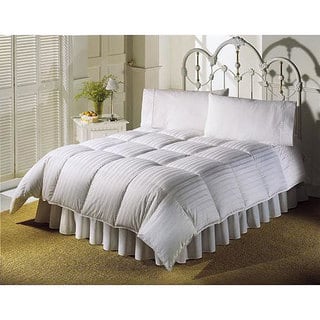 5-star Hotel Luxury Stripe White Down Comforter