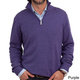 Luigi Baldo Italian Made Men's Cashmere/Silk 1/4 Zip Sweater