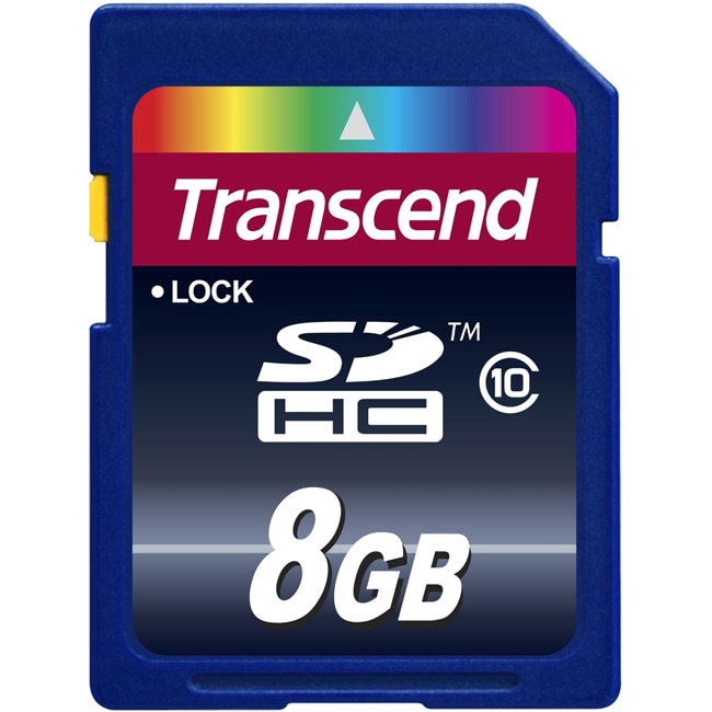 Transcend 8GB Class 10 SDHC Memory Card
