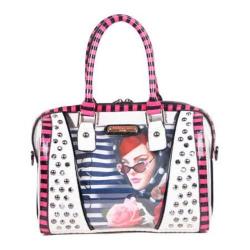 Women's Nicole Lee Lady In Red Print Boston Bag Lady In Red
