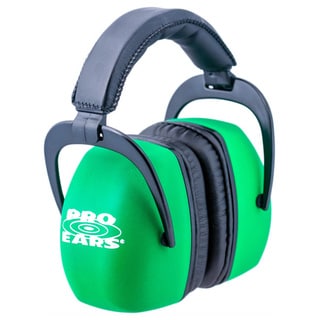 Pro Ears NRR30 Ultra Pro Neon Green Hearing Protection Shooting Range Ear Muffs