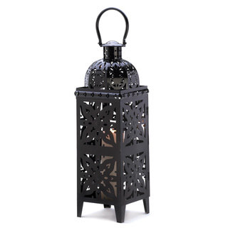 Giant-size Black Medallion Lantern