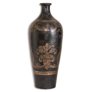 Uttermost Mela Hand-painted 24-inch Terracotta Vase