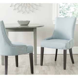 Safavieh En Vogue Dining Gretchen Light Blue Side Chairs (Set of 2)