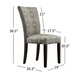 Catherine Print Parsons Dining Side Chair (Set of 2) by iNSPIRE Q Bold - Thumbnail 14